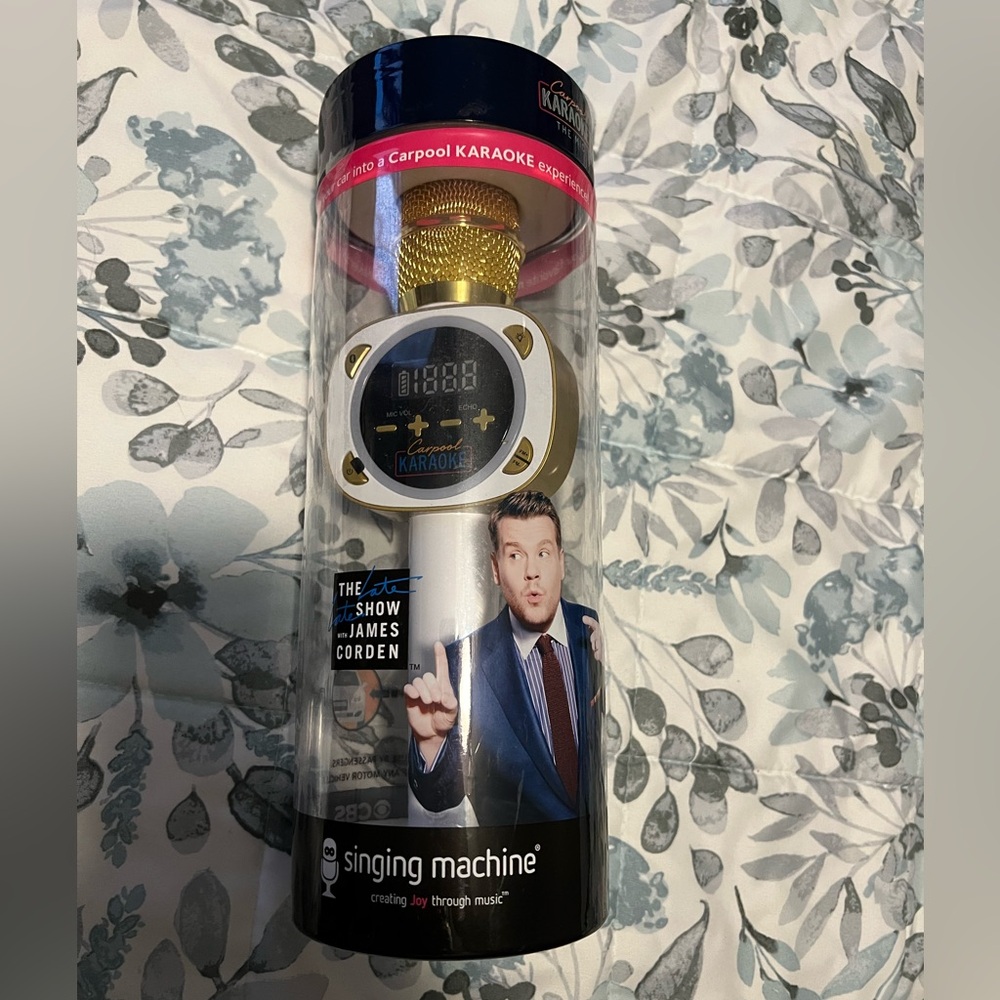 Carpool Karaoke mic- James Corden Show